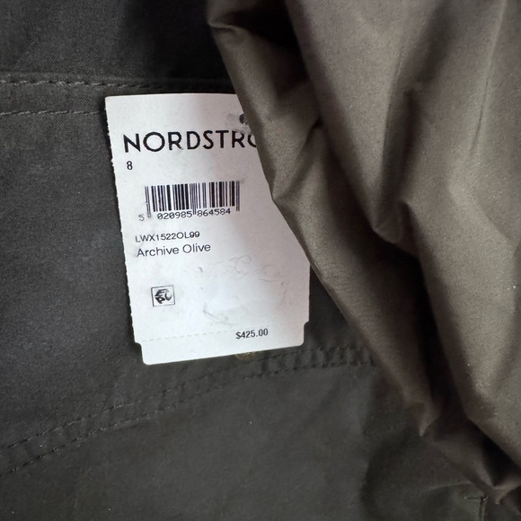 Barbour Croxdale Waxed Cotton Jacket in archive olive size 8 - Picture 3 of 10